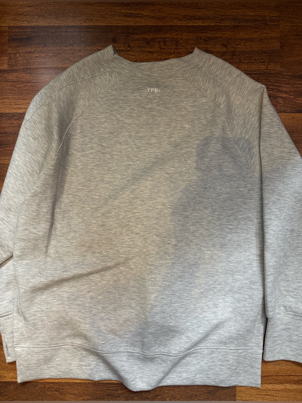 YPB neoKNIT Women's Crew Neck Sweater — Light Gray - Picture 3 of 3
